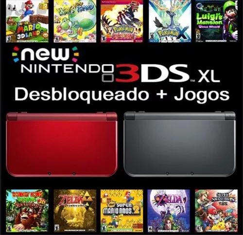 New 3ds Xl Nintendo + Cartão Sd 32gb + Case + Caixa