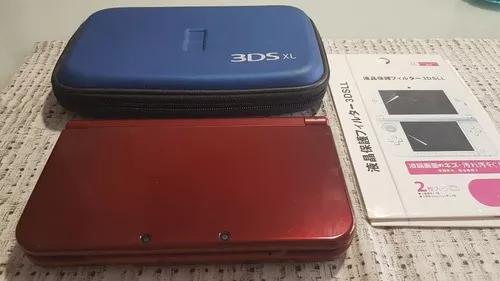 New 3ds Xl Vermelho+ Cartão 64gb + Dstwo + Cartão 4gb +