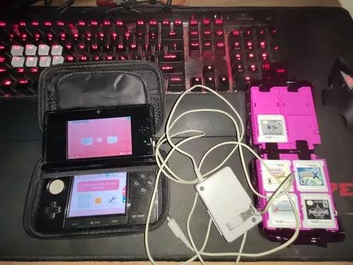 Nintendo 3ds + 5 Jogos + Case Para Console + Case Para Jogos