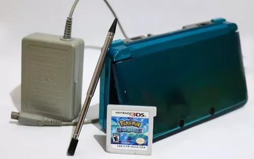 Nintendo 3ds Aqua Blue + Pokémon Alpha Sapphire