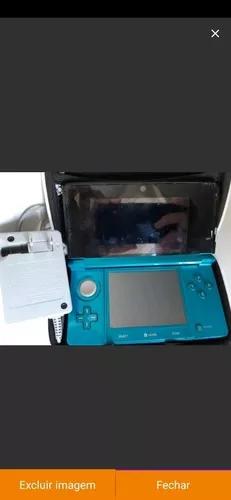 Nintendo 3ds Azul Aqua Acompanhando 2 Jogos Originais