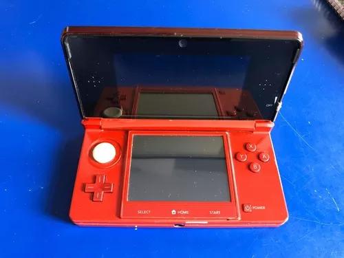 Nintendo 3ds Vermelho + 3 Jogos Originais