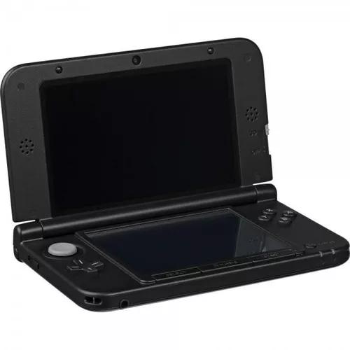 Nintendo 3ds Xl Black + Case + 3 Jogos
