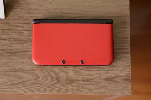 Nintendo 3ds Xl Vermelho Com Carregador, Manuais E Ar Cards