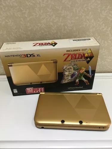 Nintendo 3ds Xl Zelda Edition + 6 Jogos Originais + R4