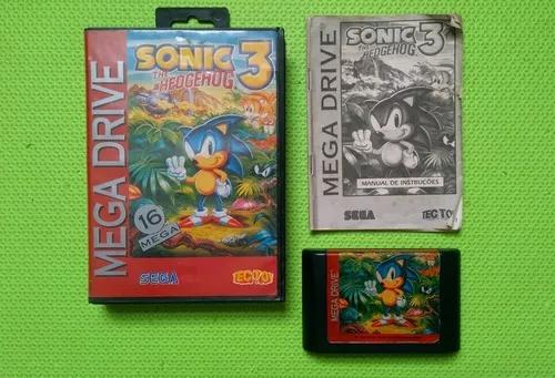 Sonic 3 Completo Tectoy Para Mega Drive
