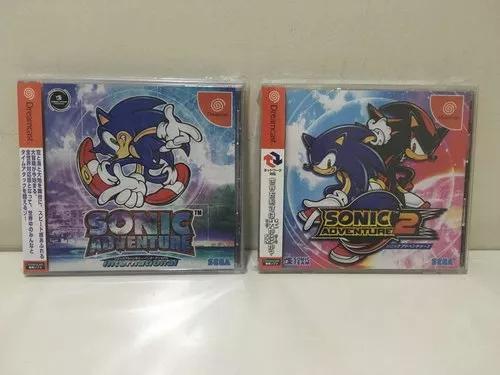 Sonic Adventure International & 2 Sega Dreamcast Perfeito