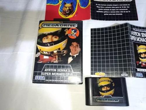 Super Monago Gp 2 Original Ayrton Senna's Mega Drive Caixa