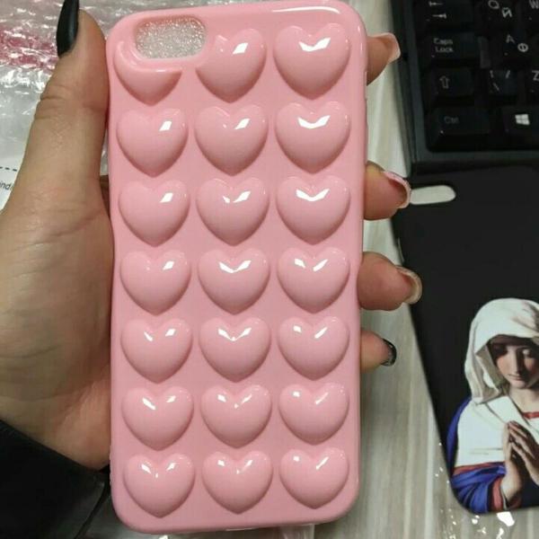 capinha iphone 6s corações &lt;33