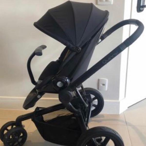 carrinho de bebê quinny black e bebê conforto max