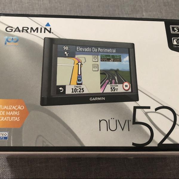 gps garmin nuvi 52 / tela 5" / localização de radares