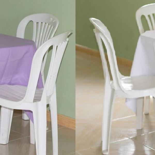 kit 2 toalhas de mesa oxford lilas e branca 1,40x1,40 cm