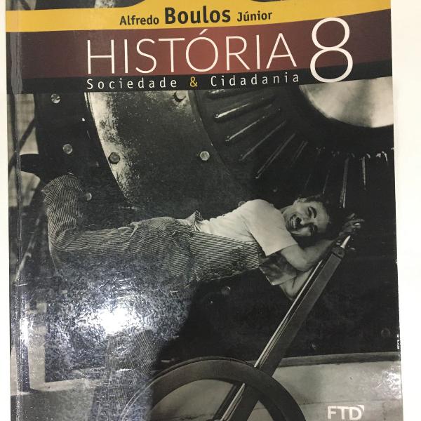 livro escolar de história sociedade &amp; cidadania 8 ano