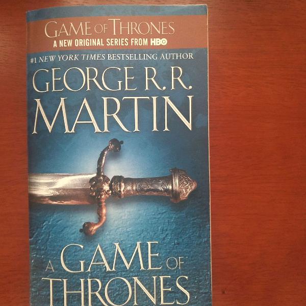 livro game of thrones a game of thrones