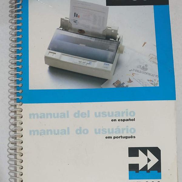 manual do usuário epson lx-300 em espanhol e português