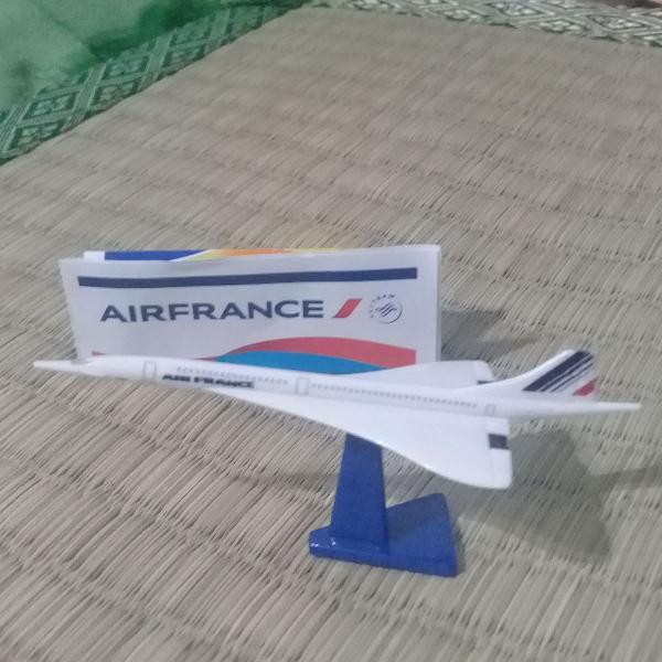miniatura aviao modelo concorde da air france