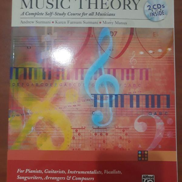 r$ 90 alfred's essentials of music theory - livro + 2cd's -