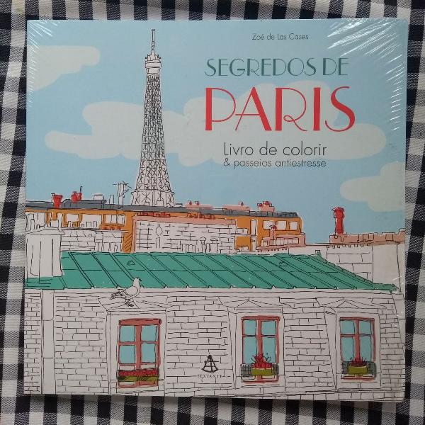 segredos de Paris + livro de colorir