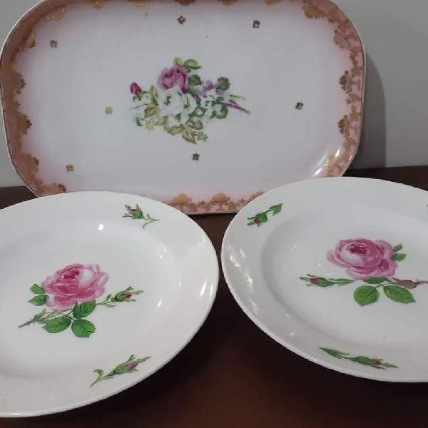 trio porcelana