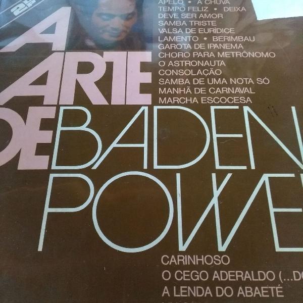 Baden Power disco de vinil, LP a arte de Baden Power, 1975