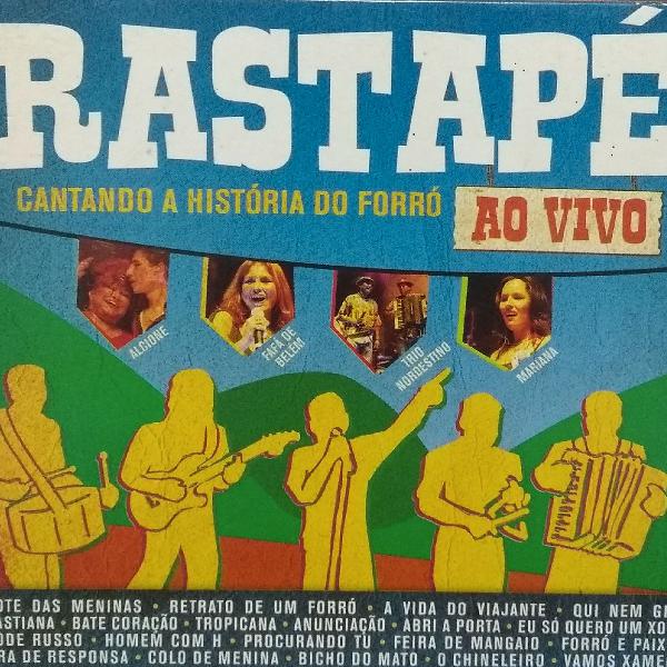 CD de forró Rastapé ao vivo