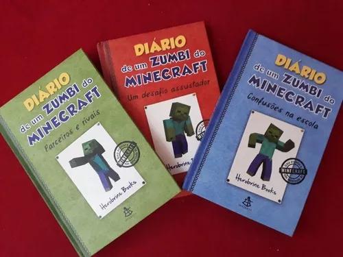 Kit 3 Livros Diário De Um Zumbi Do Minecraft - S