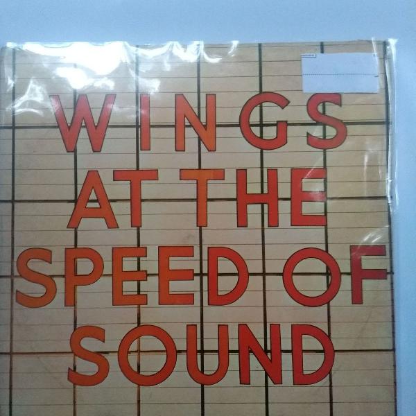 LP wings até the speed of sound , disco de vinil Paul MC