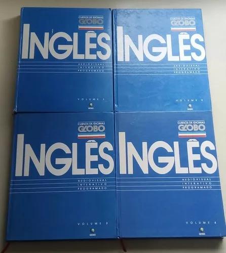 Livro Cursos De Idiomas Globo Inglês 4 Volumes