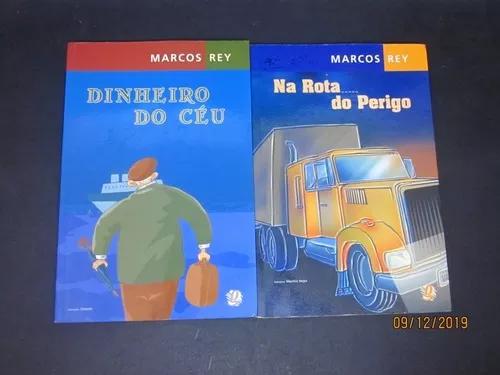 Lote 2 Livros Marcos Rey Na Rota Do Perigo Dinheiro Do Céu