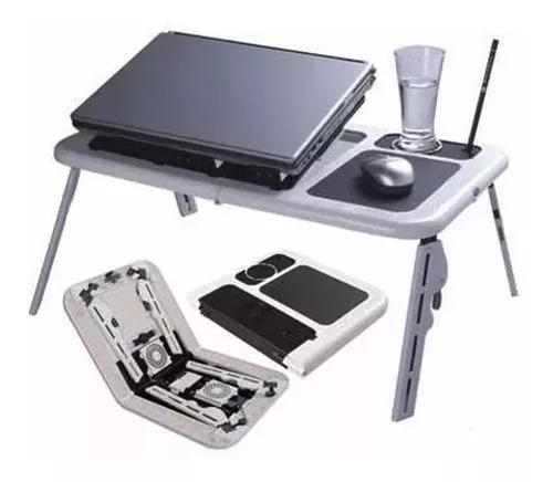 Mesa Dobrável Notebook Tablet 2 Cooler Mousepad Cabo Usb
