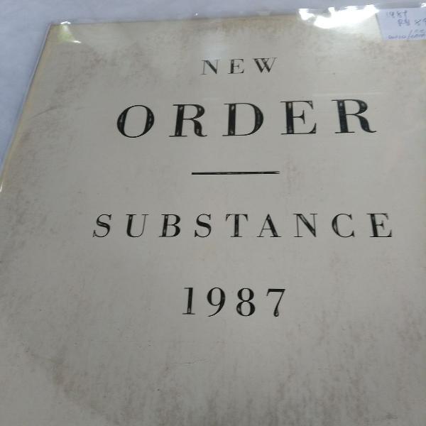 New Order disco de vinil, LP substance 1987 duplo