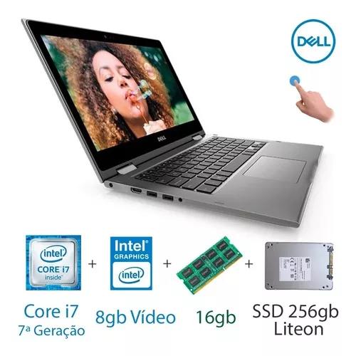 Notebook Dell I7 16gb Ram 256gb Ssd 8gb Video Touch 2 In 1