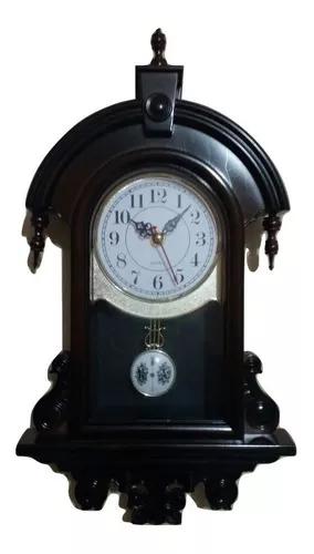 Relógio De Parede Antigo Com Pêndulo Decoração Ambiente
