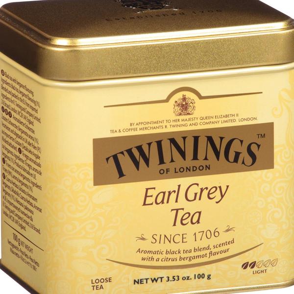 chá inglês twinings earl grey - 100g