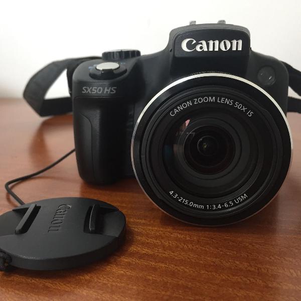 câmera semi profissional canon powershot sx50 hs 12.1 mp