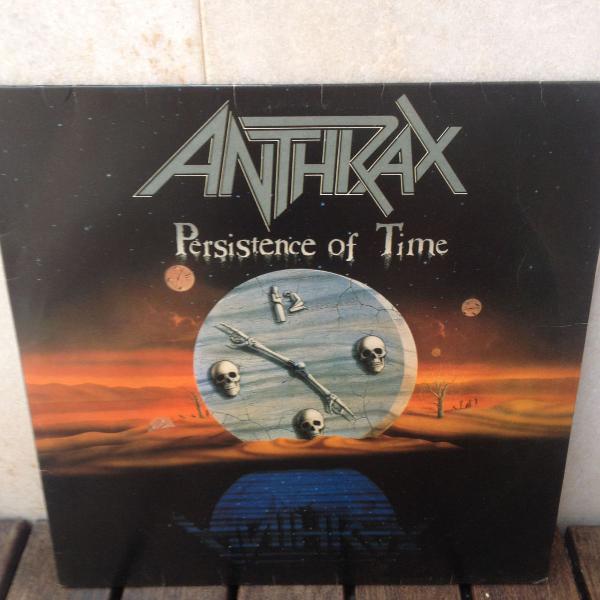 disco vinil anthrax - persistence of time usado excelente