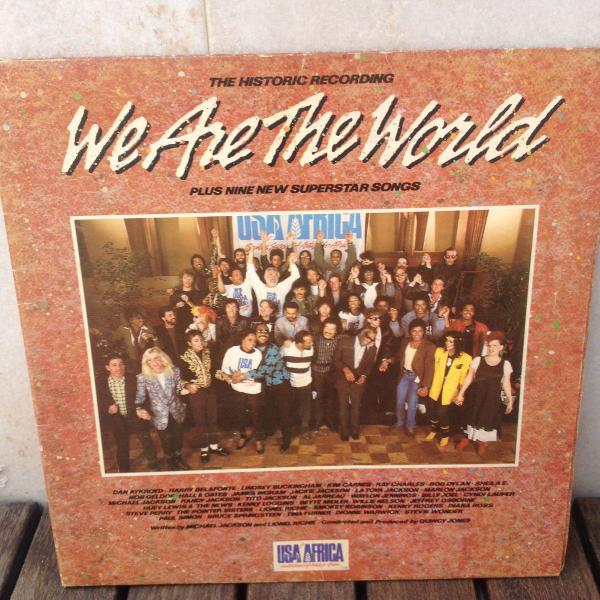 disco vinil we are the world - usa for africa usado