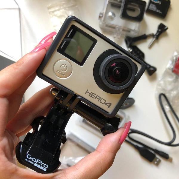 go pro hero 4 silver