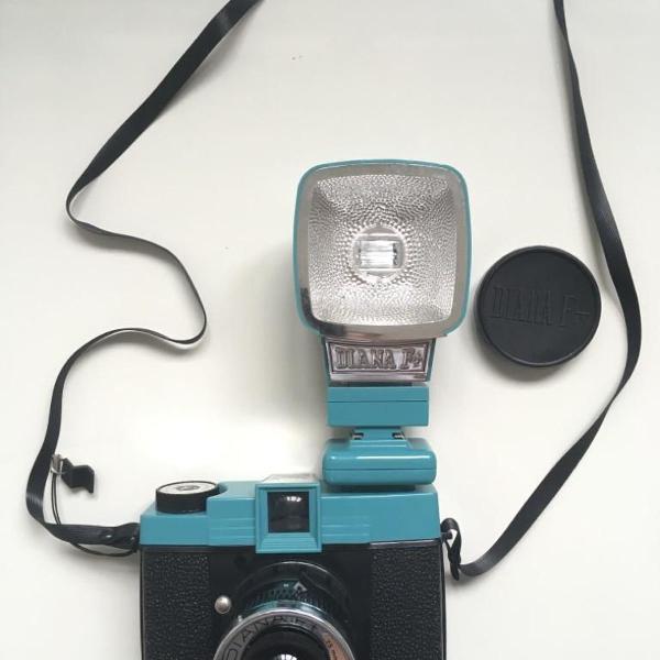 kit câmera diana f + fish eye + 35mm back