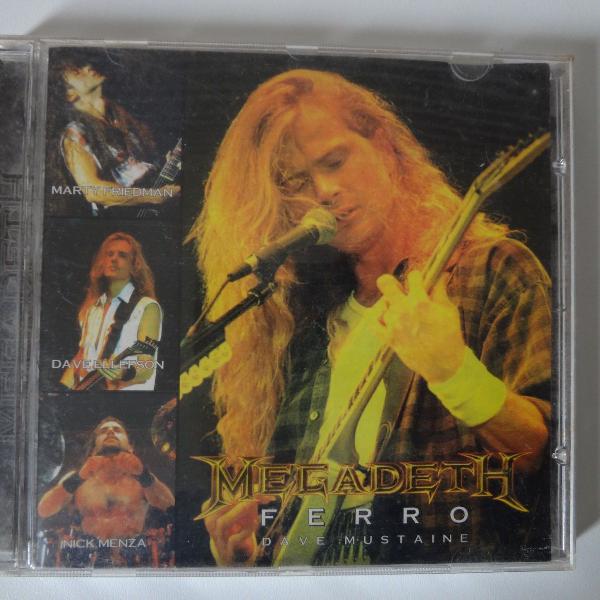 megadeth - live at ferrocarril - (cd original)