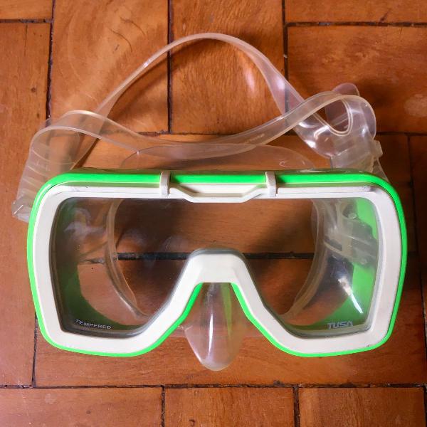 máscara de mergulho tusa (anos 90)