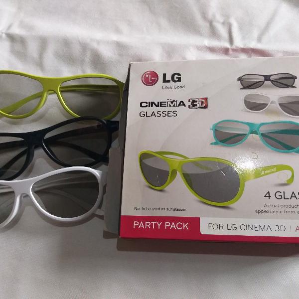 par óculos lg cinema 3d glasses ag-f315