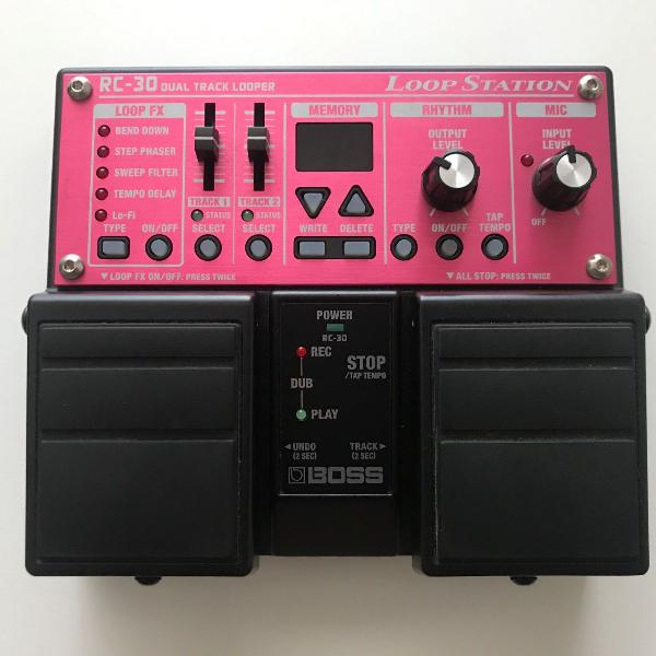 pedal boss rc-30 loopstation seminovo na caixa original