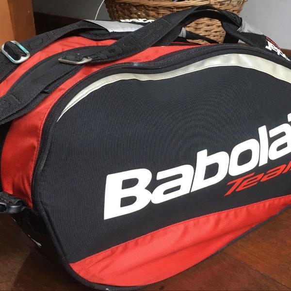 raqueteira babolat para 6 raquetes/equipamento