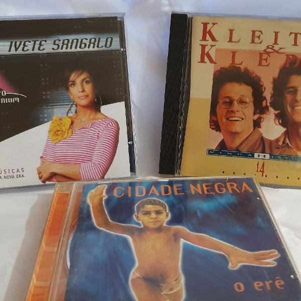 CD pacote com 3 cds Ivete Sangalo, Kleiton &amp; Kledir,