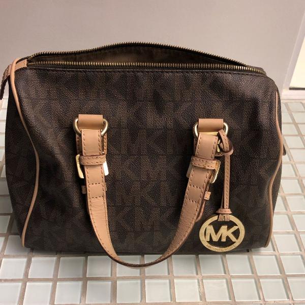 bolsa michael kors marrom original