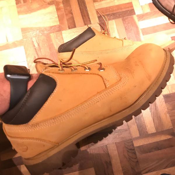 bota timberland cano baixo