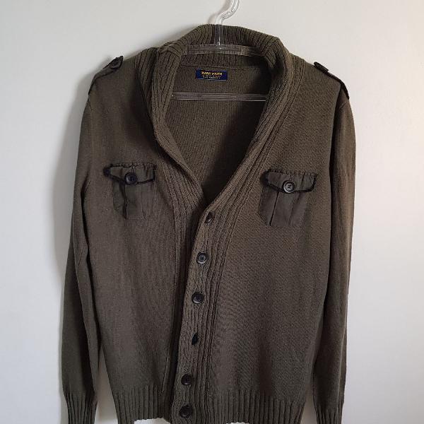 cardigan verde zara youth