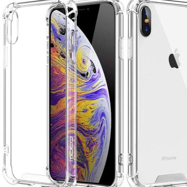 case transparente acrílica anti-impacto iphone x/xs