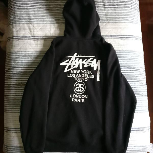 moletom stussy com capuz hoodie